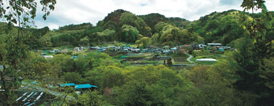 赤岩地区の眺めの画像